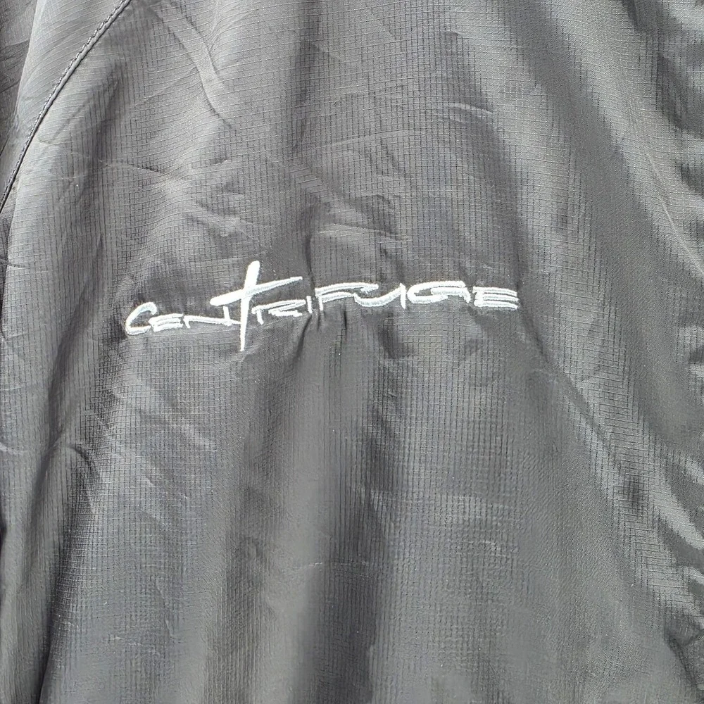 The North Face Stow Jacket Mens‎ XL Gray Full Zip Windbreaker Fleece Lined